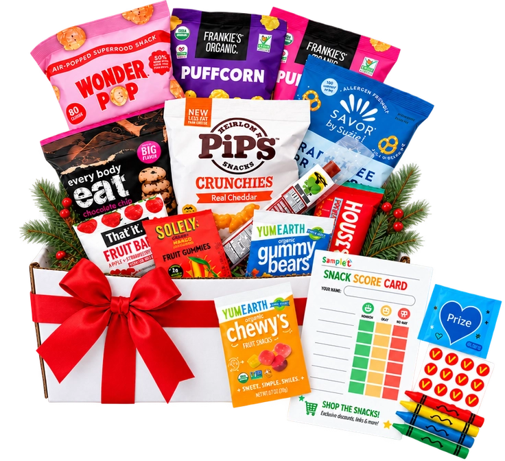 Sampleit gift box with snacks